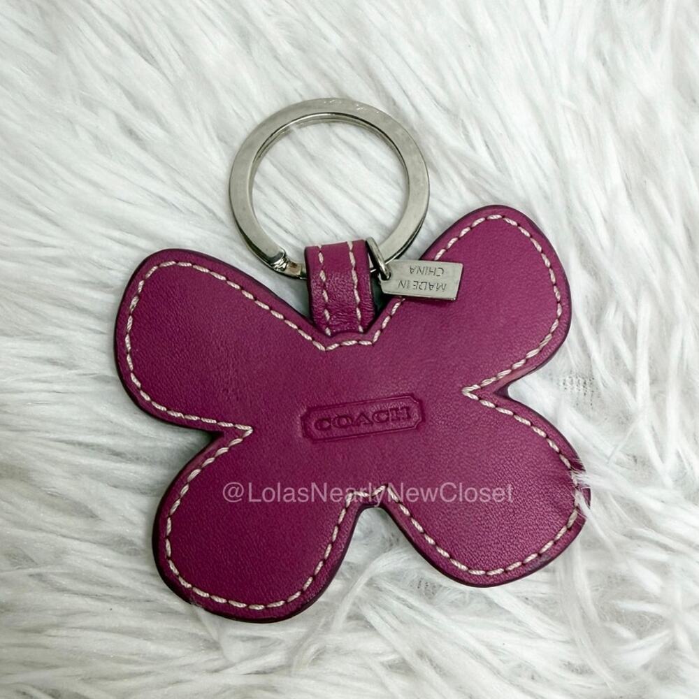 y2k Coach Rare Vintage Butterfly Charm Keychain - Picture 2 of 2